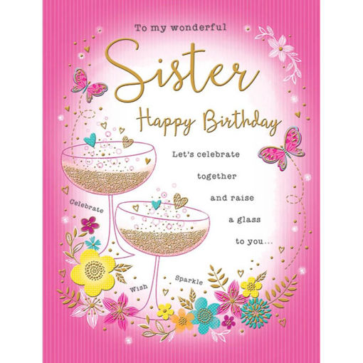 Picture of TO MY WONDERFUL SISTER HAPPY BIRTHDAY